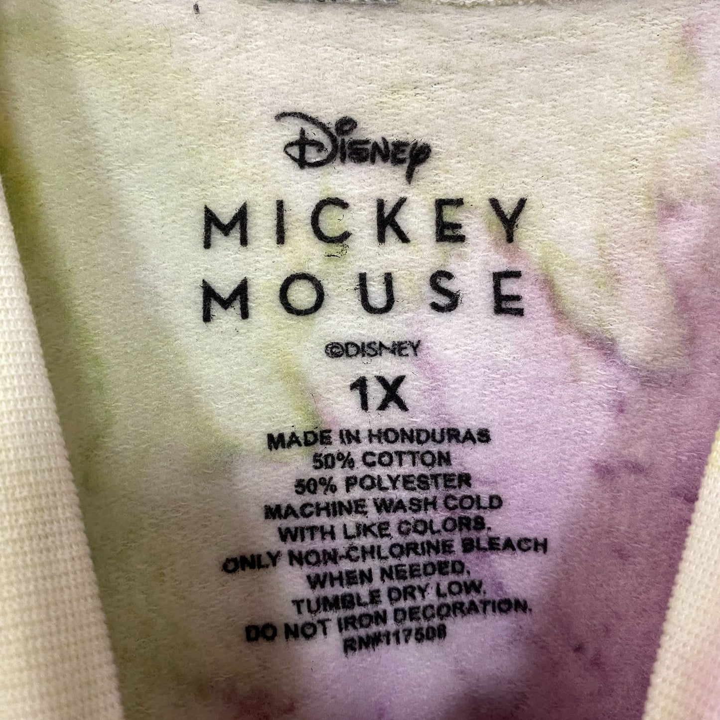 Mickey Mouse Tiedye Crewneck size 1X