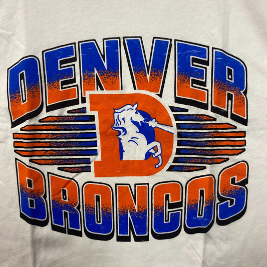 Junk Food Clothing NFL Denver Broncos Sleeveless Cropped T-Shirt 2XL