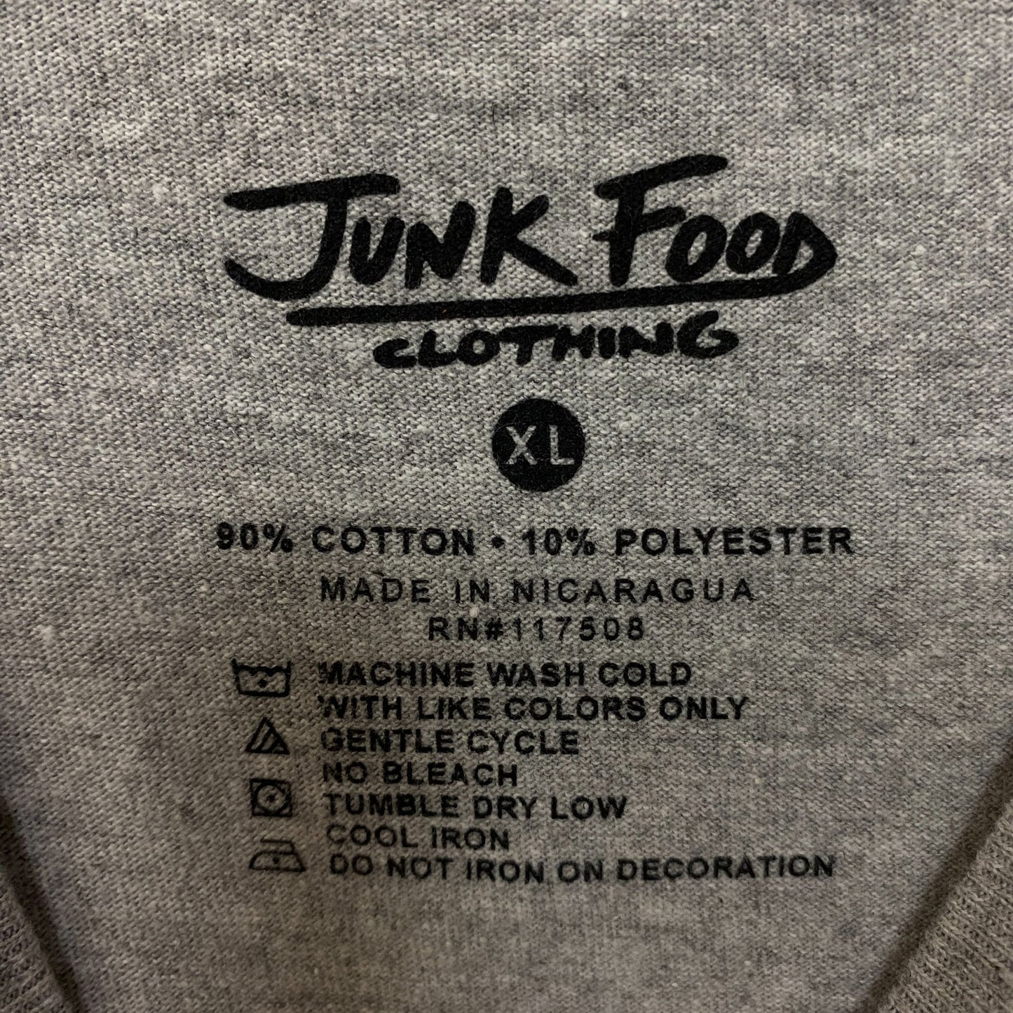 Junk Food Flowers Cotton Graphic T-Shirt XL