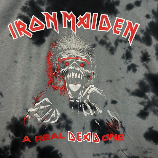 Iron Maiden A Real Dead One Album Art Heavy Metal Tie Dye large