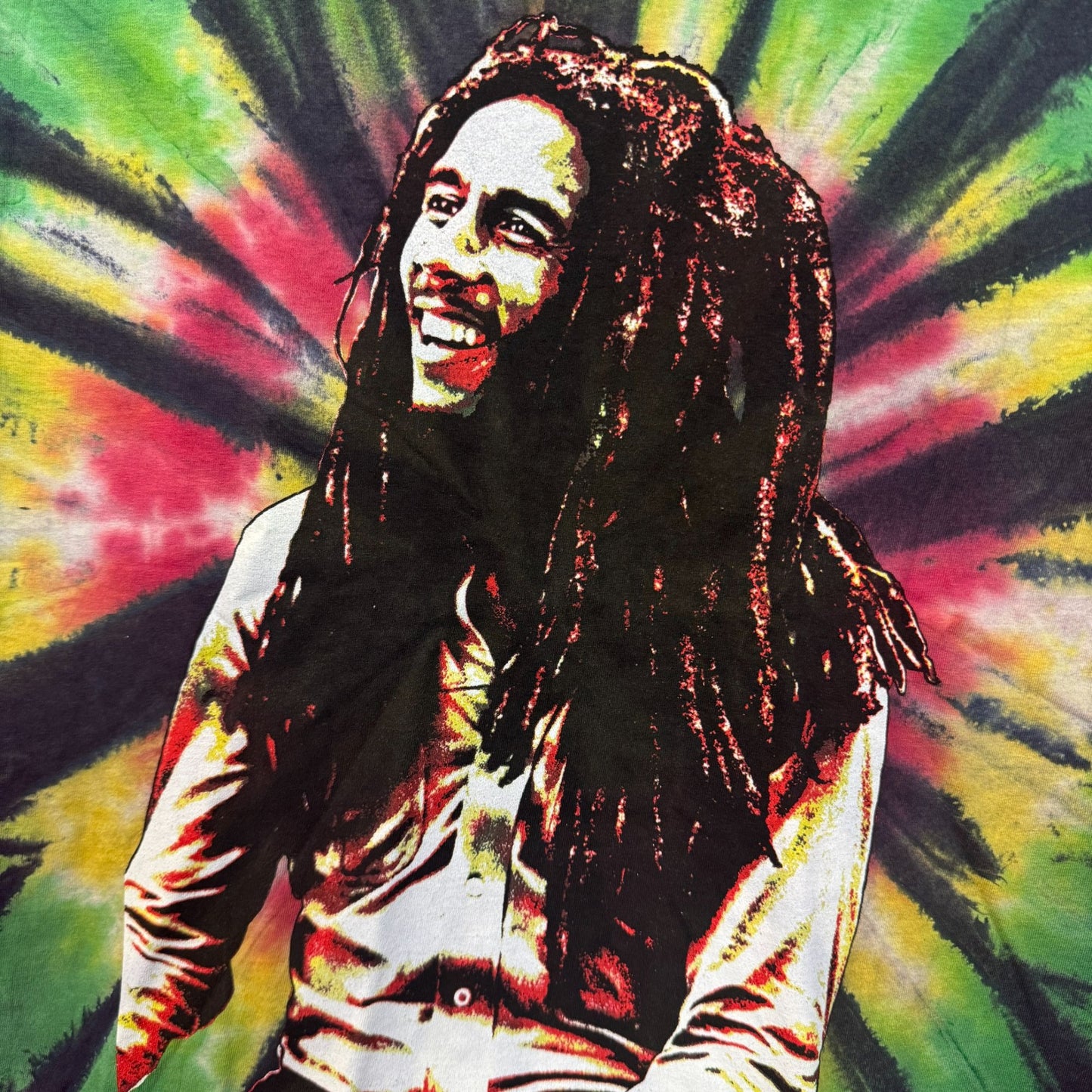 Bob Marley One Love Portrait tiedye T-shirt size small