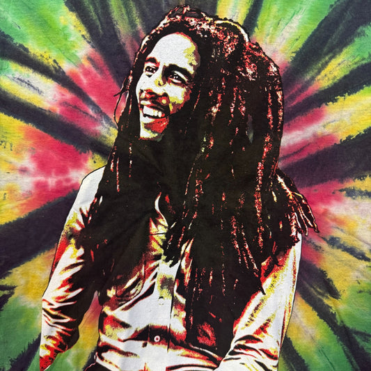 Bob Marley One Love Portrait tiedye T-shirt size small