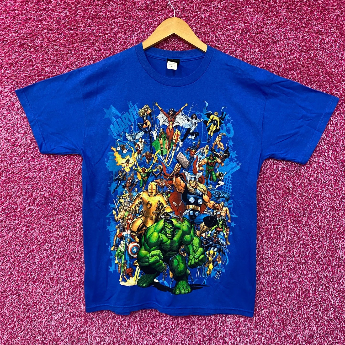 Marvel Character Collage Tshirt size medium
