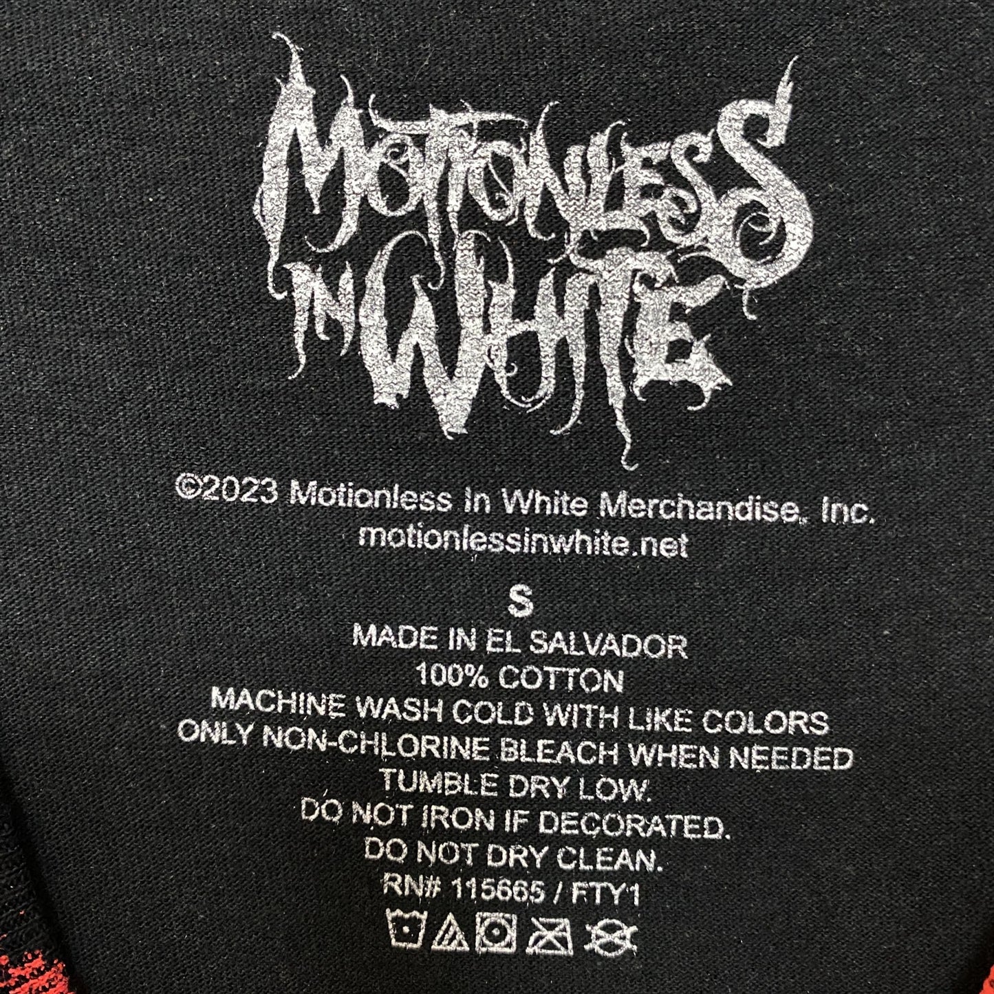 Motionless in White Creatures Metalcore Band T-Shirt Size Small