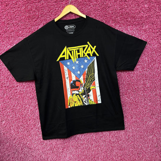 Anthrax Eagle Black T-Shirt XL
