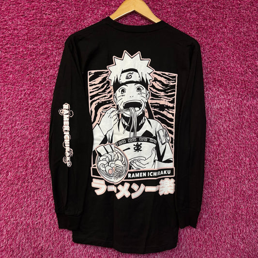 Naruto Shippuden Ramen Ichiraku Long Sleeve T-Shirt Small