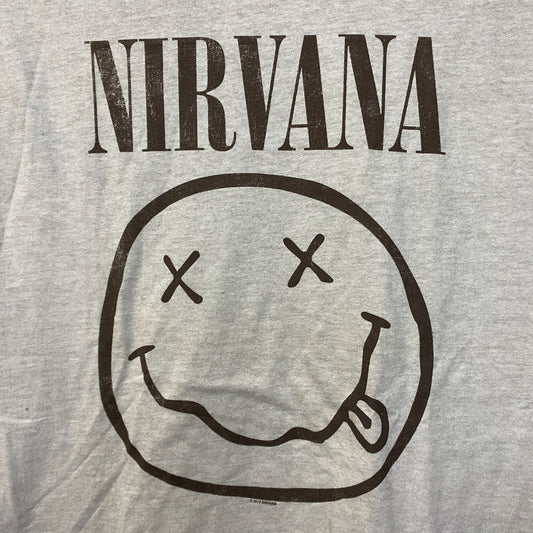 Nirvana Nevermind Gray Grunge Tshrit size Medium