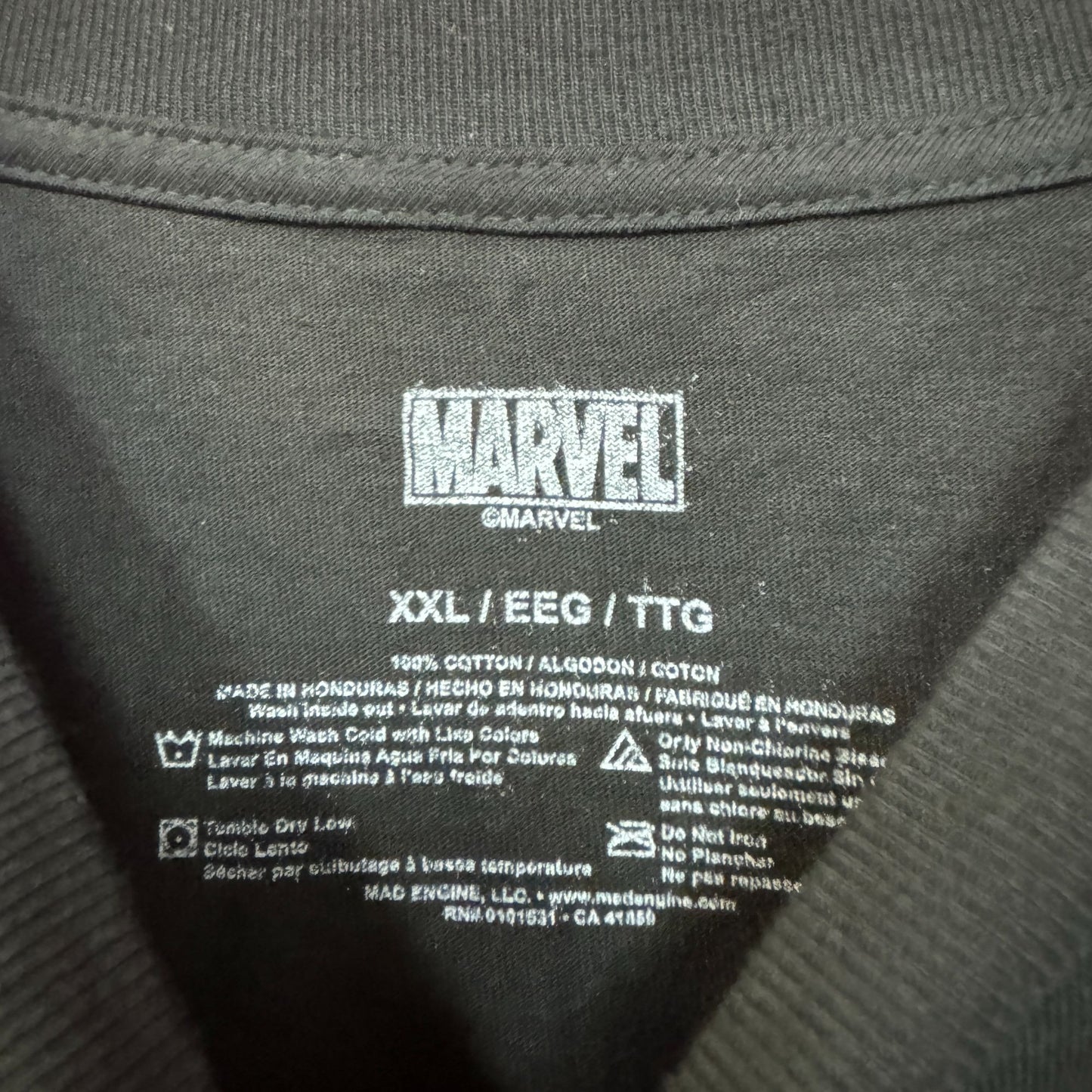 Marvel Logo Characters long sleeve T-shirt size 2XL