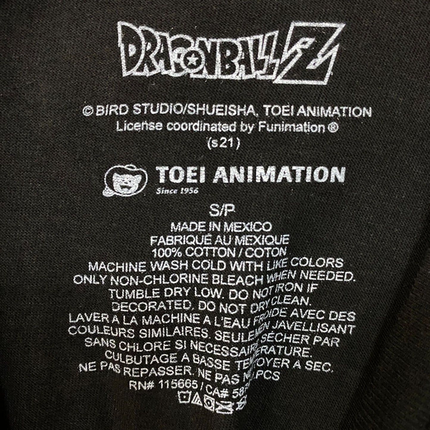 Dragon Ball Z Son Goku Anime long-sleeved T-shirt Small