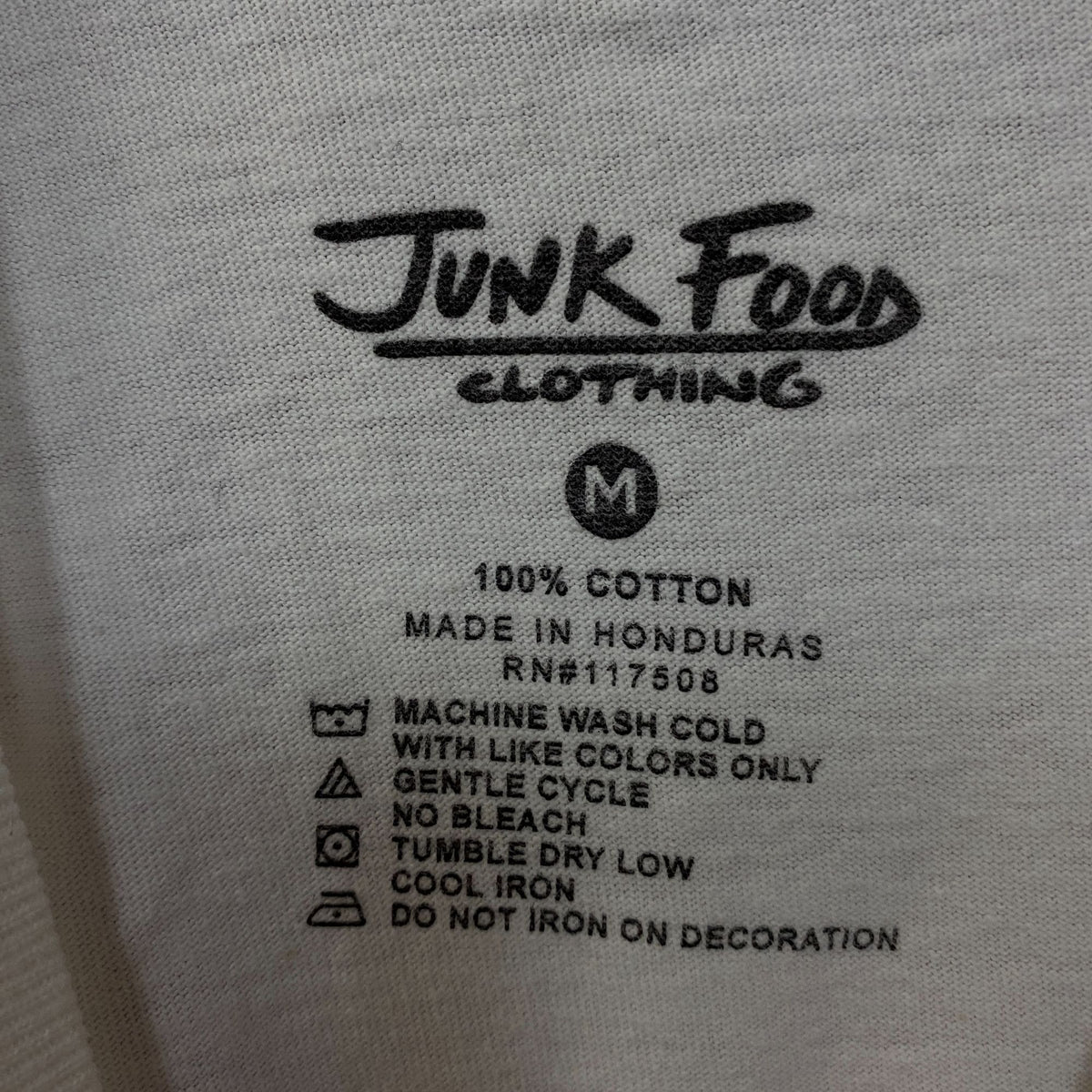 Junk Food Clothing Bonjour Ciao Crop Graphic Tee Medium