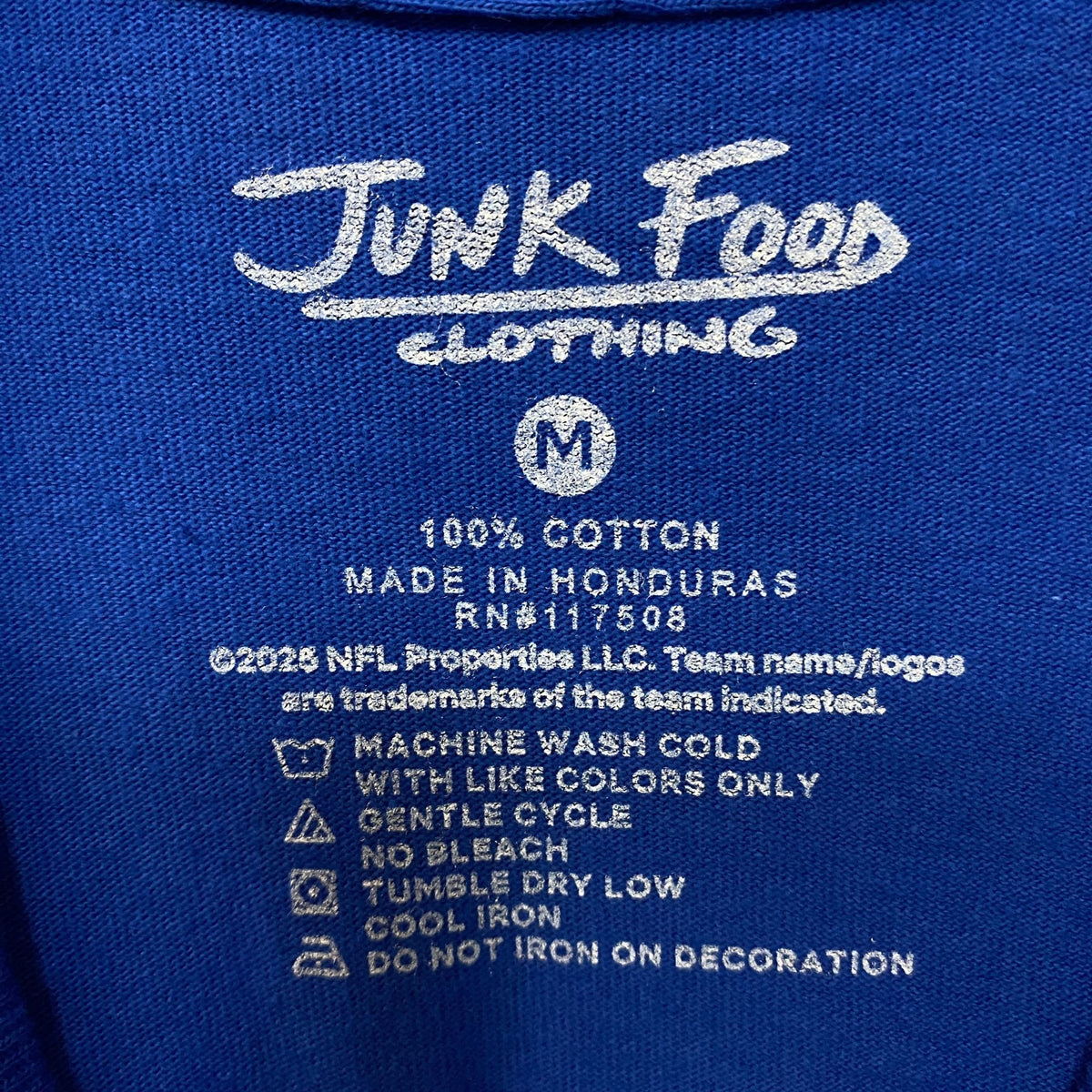 Junk Food Clothing NFL Buffalo Bills Checkdown Flea Market Tee Medium