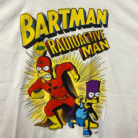 The Simpsons Bartman and Radioactive Man Heroes T-Shirt Large