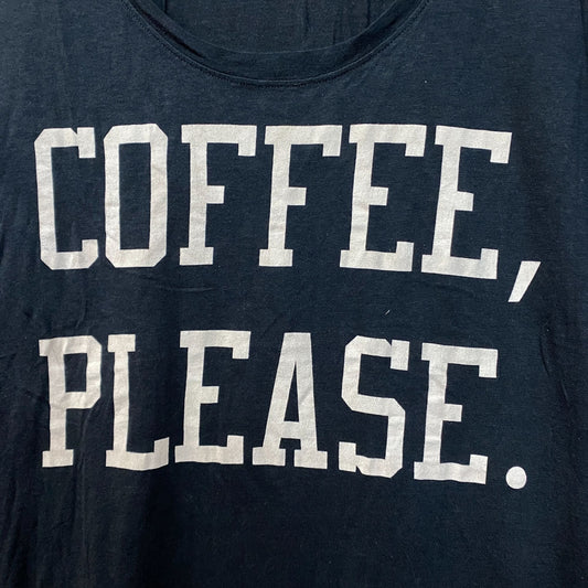 Coffee, Please Womens Tshirt size medium