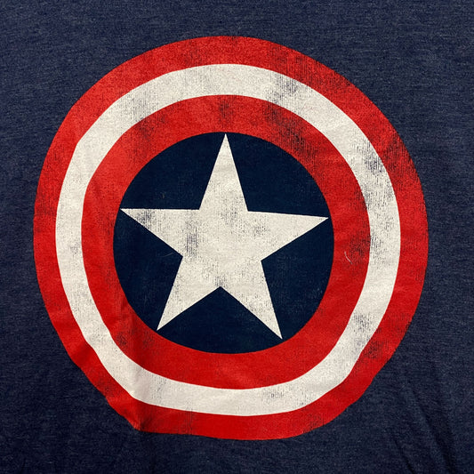 Captain American Shield Marvel Cinematic Universe Tee L