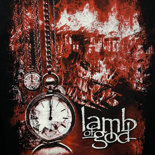 Lamb of God Self-Titled Album Cover Metal Band T-Shirt Medium