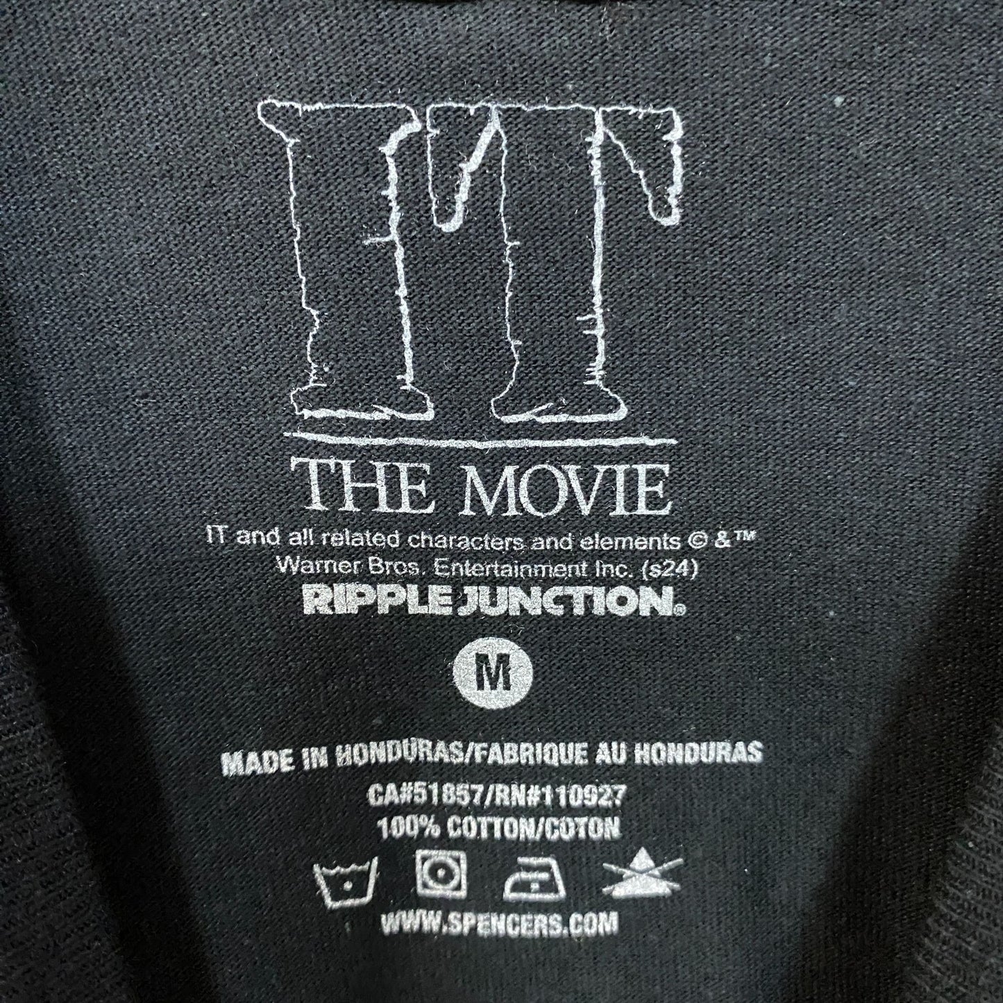 IT Pennywise The Dancing Clown Collage Horror Movie T-Shirt Medium