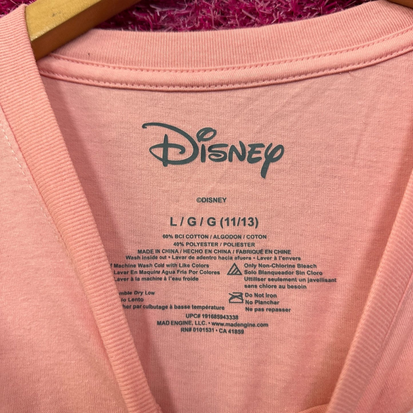 Stitch Aloha Hawaiian Pineapple Disney Movie Crop Top L