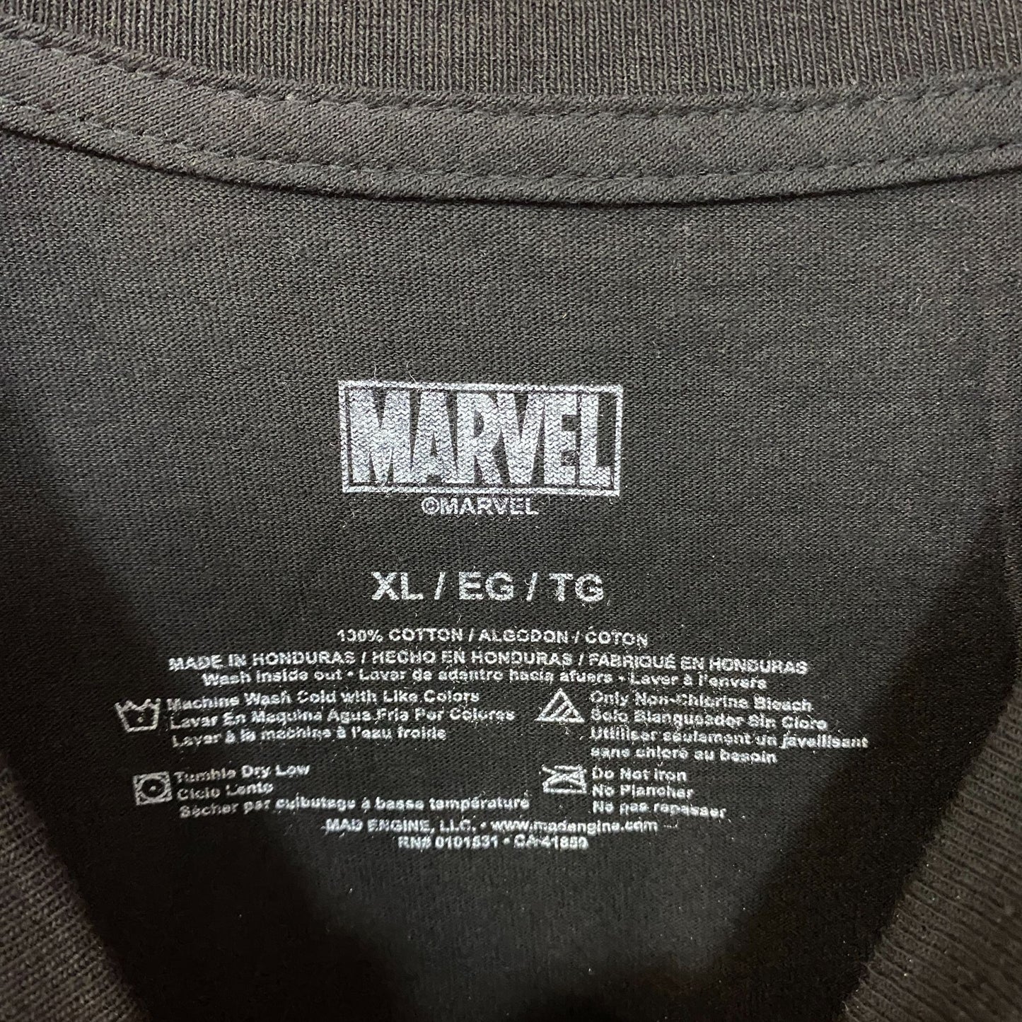 Marvel Avengers Characters Marvel Logo Long Sleeve T-Shirt XL