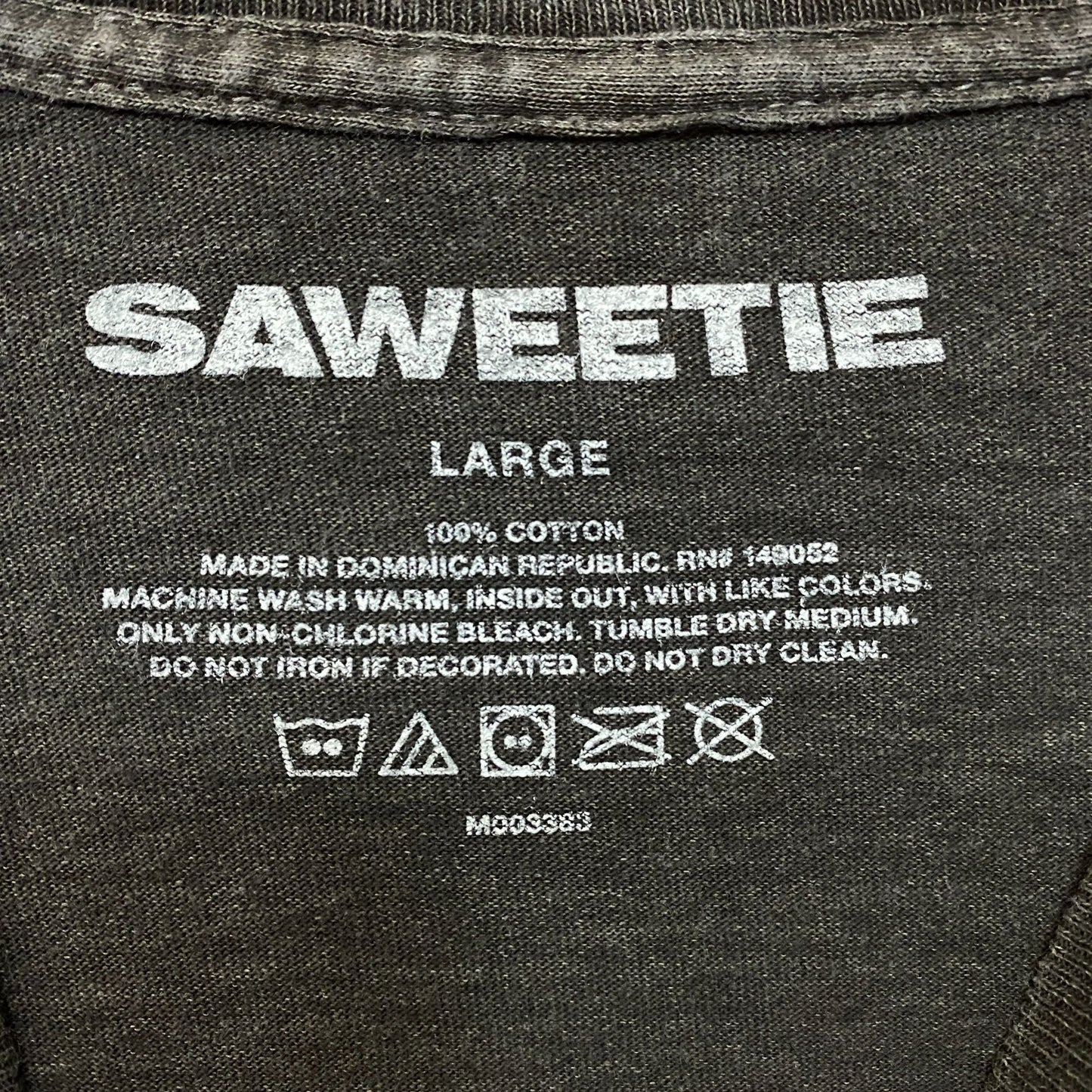 Saweetie Icy Girls Dit It Better Mineral Wash T-Shirt Large