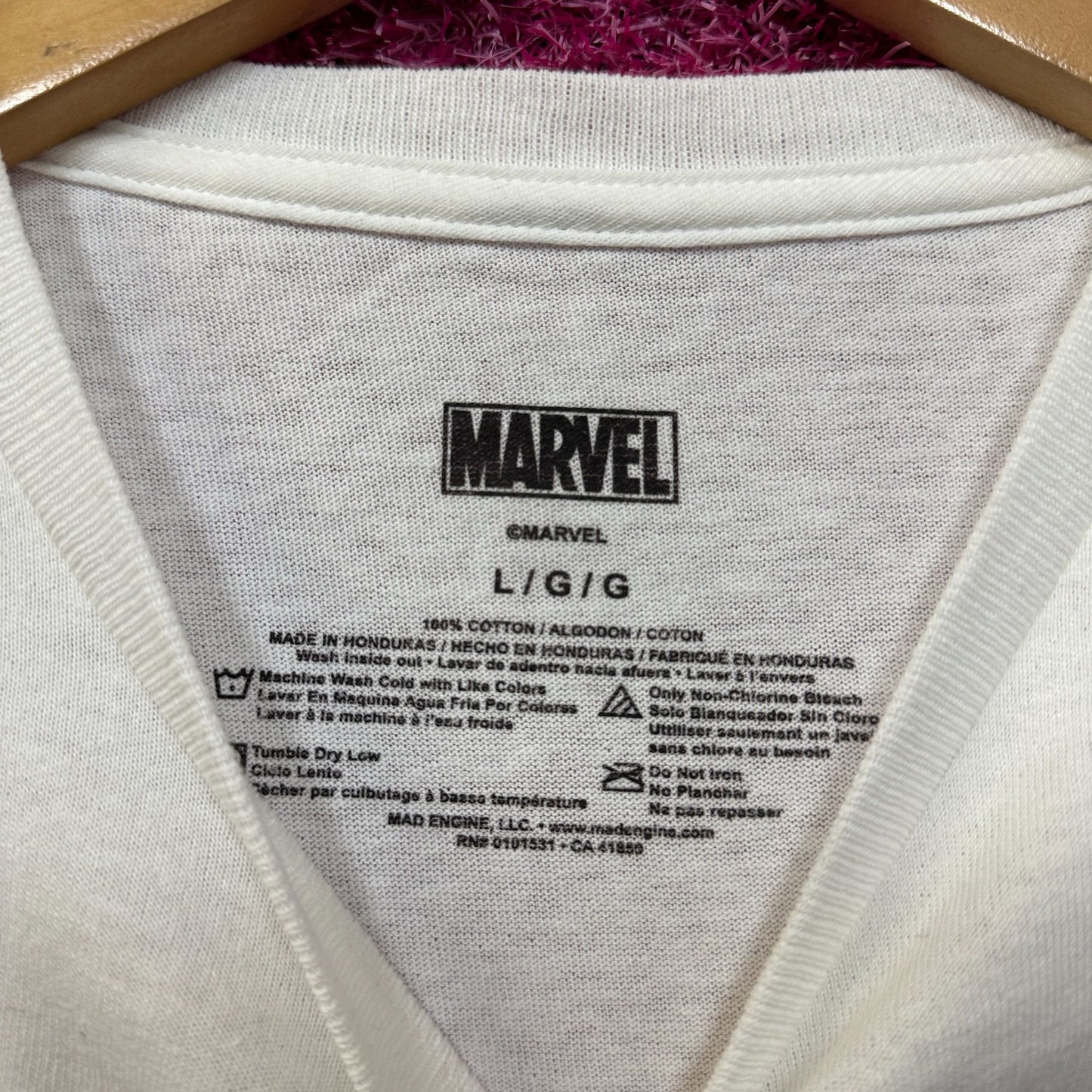 Venom Hypnotic Checkered the Alien Symbiote Marvel Tee L