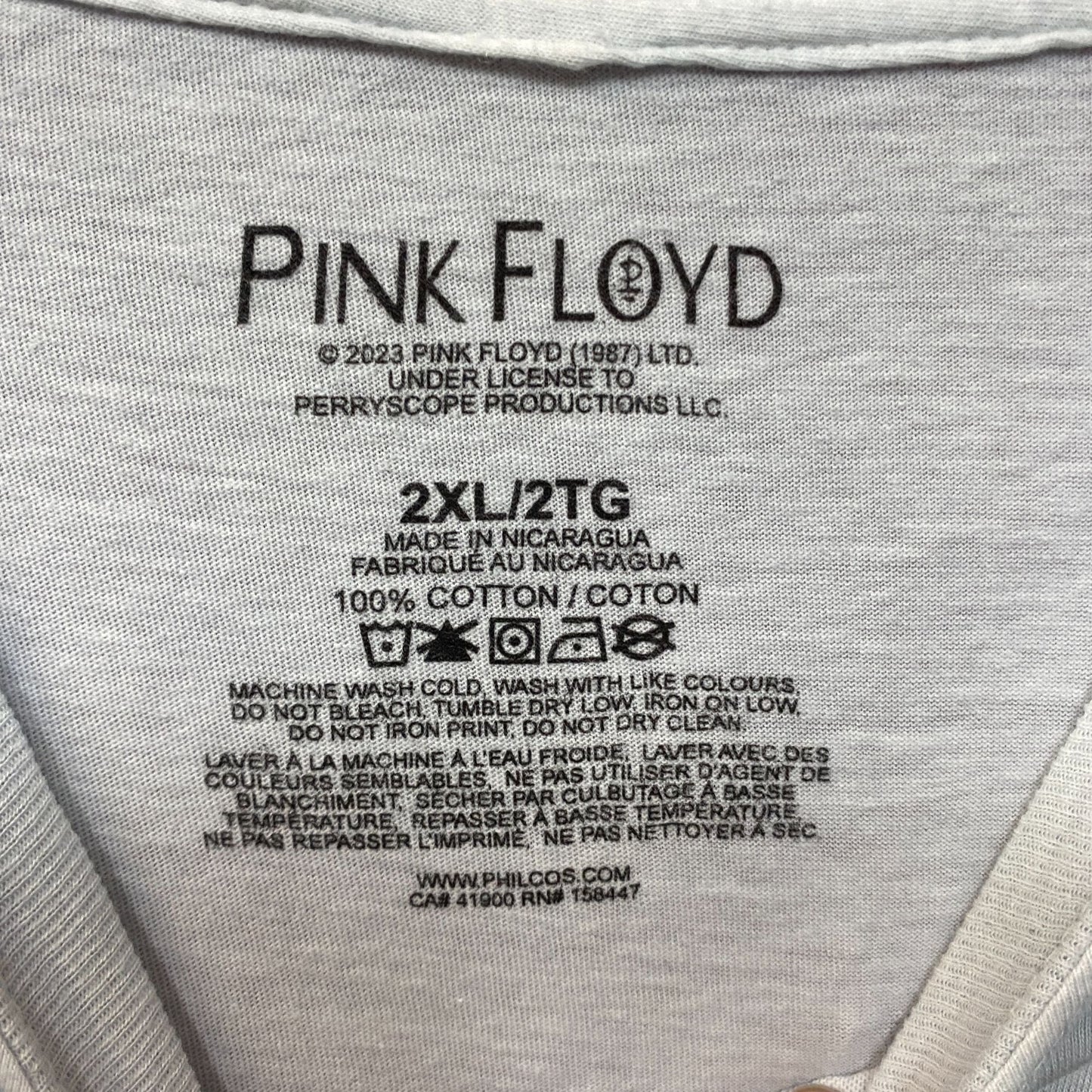 Philcos Pink Floyd Prisms Cotton Graphic T-Shirt in Off White Pigment at Nordstrom XXL