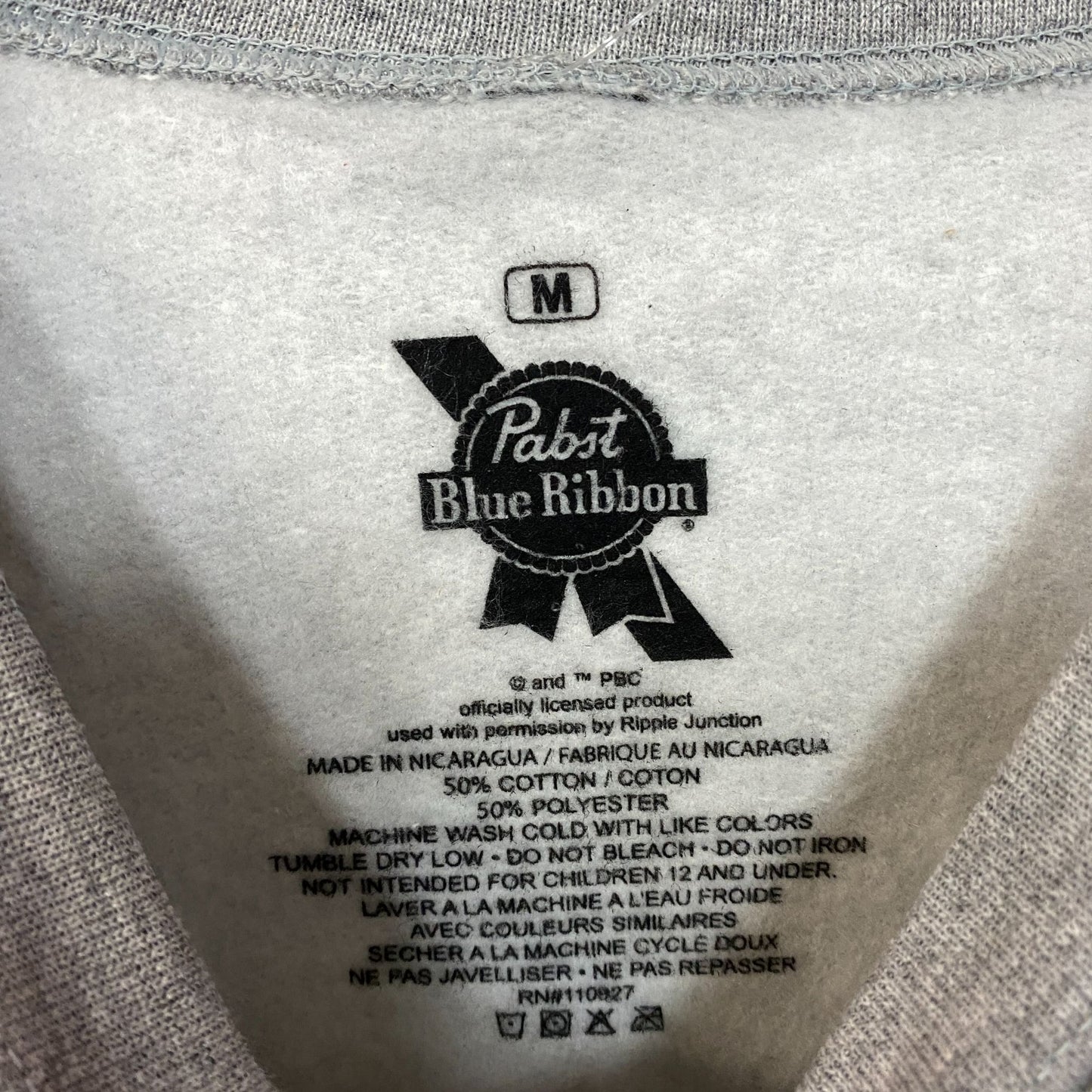 Pabst Blue Ribbon Milwauke Crewneck Sweatshirt Medium