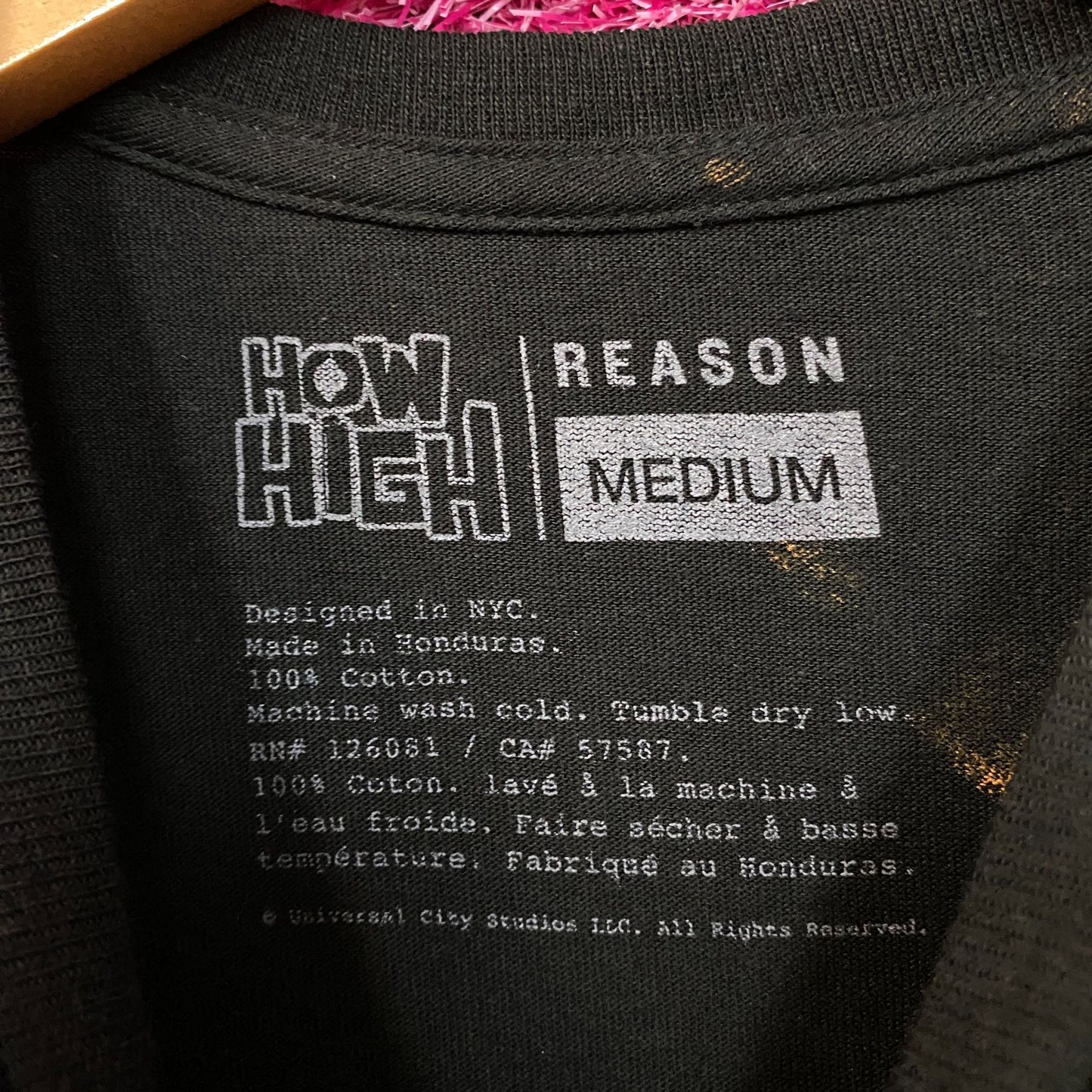 Reason Clothing "How High" Movie Poster T-Shirt Medium