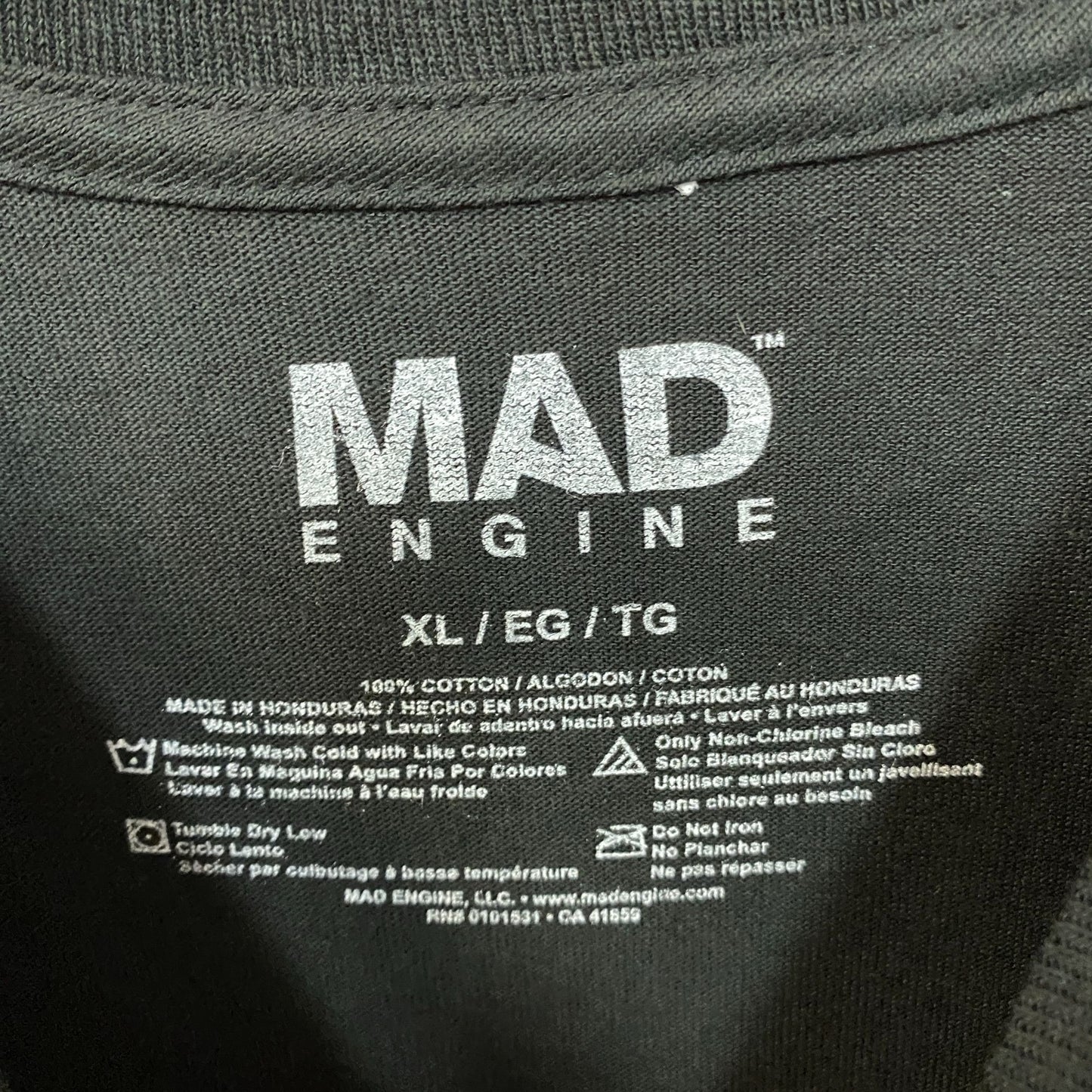 Mad Engine Michelangelo Adam Creation Art T-Shirt XL