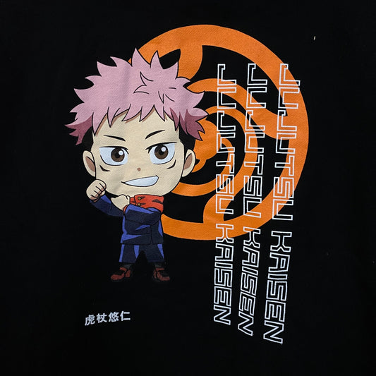 Ju-Ju-Tsu Kaisen Chibi Style Yuji Itadori Anime Hoodie XL