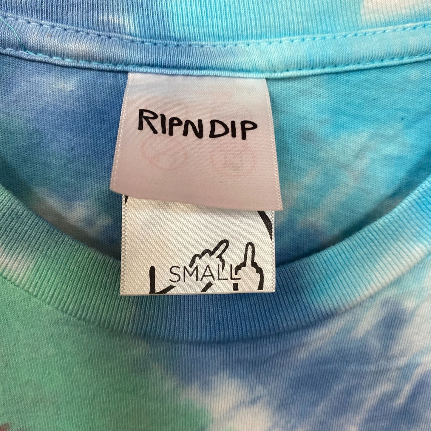 RIPNDIP Must Be Nice Unicorn Tie Dye T-Shirt Small
