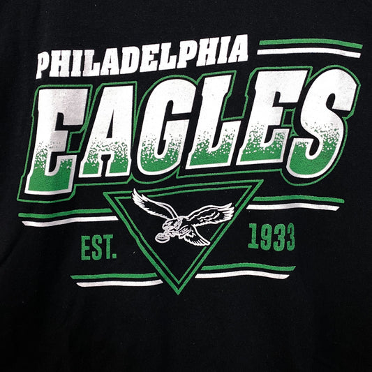 NFL Junk Food Philadelphia Eagles Black Tshirt size XL