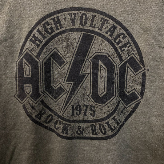 AC/DC High Voltage 1975 Rock & Roll Metal Band Crewneck L
