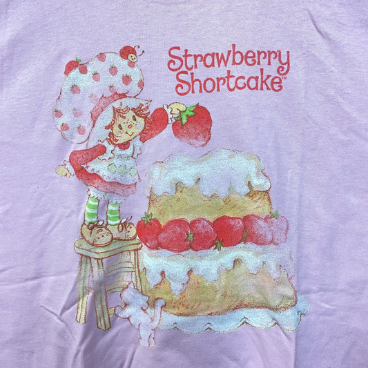 Strawberry Shortcake Custard Giant Pastry Cake Promo Tee L