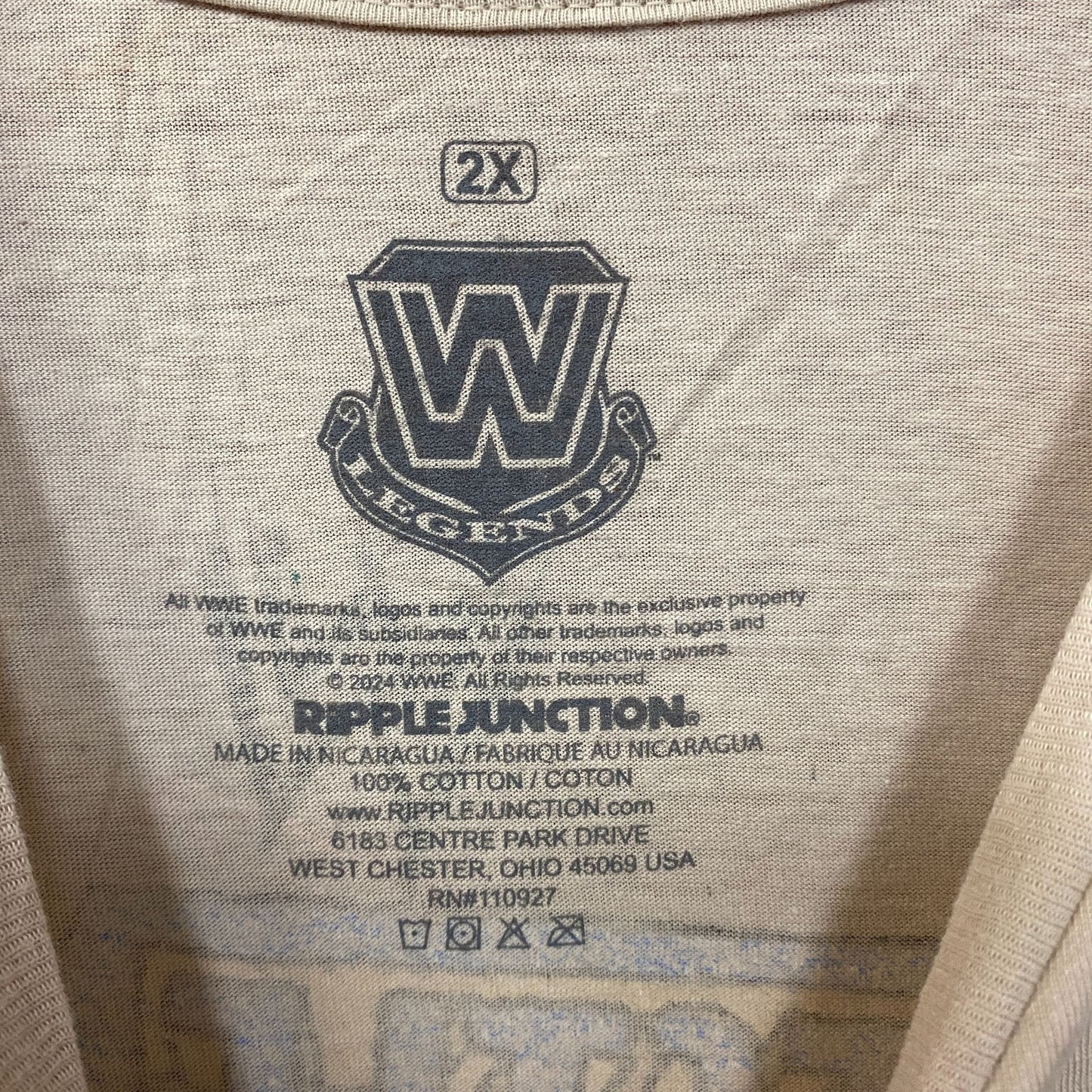 WWE WrestleMania The Rock VS. Stone Cold Steve Austin T-Shirt 2XL