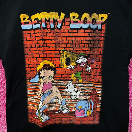 Betty Boop Hip Hop Style Poster Tshirt size s/m