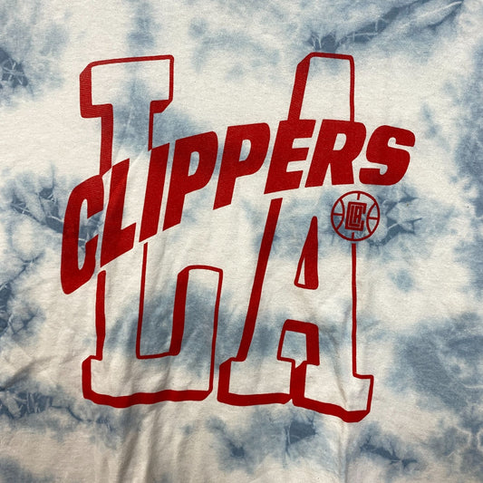 LA Clippers NBA Court Side Team Gameday Promo Tie Dye L