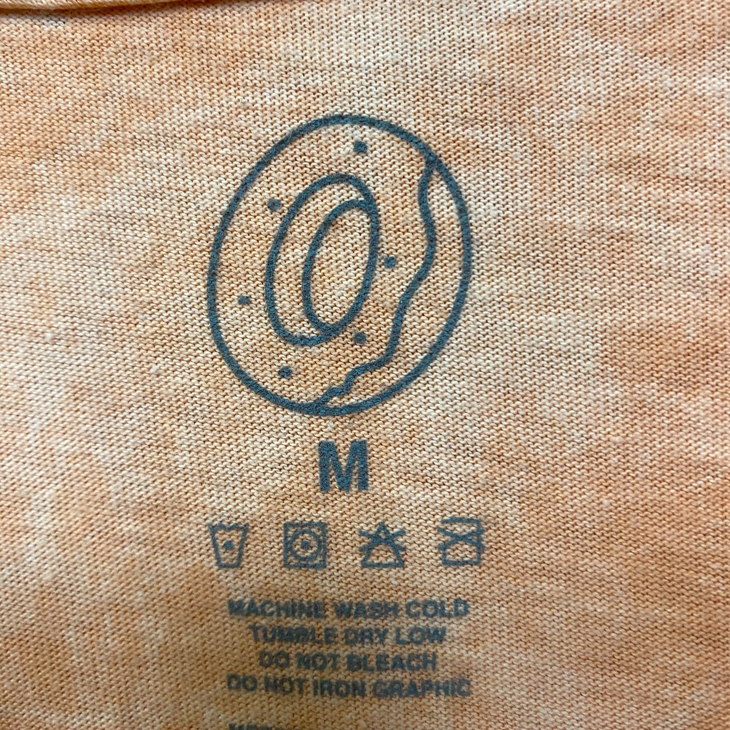 Odd future Embroidered Logo peach Tshirt size Medium