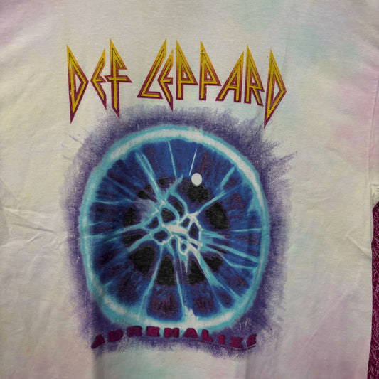 Def Leppard adrenalize tie dye thsirt size large