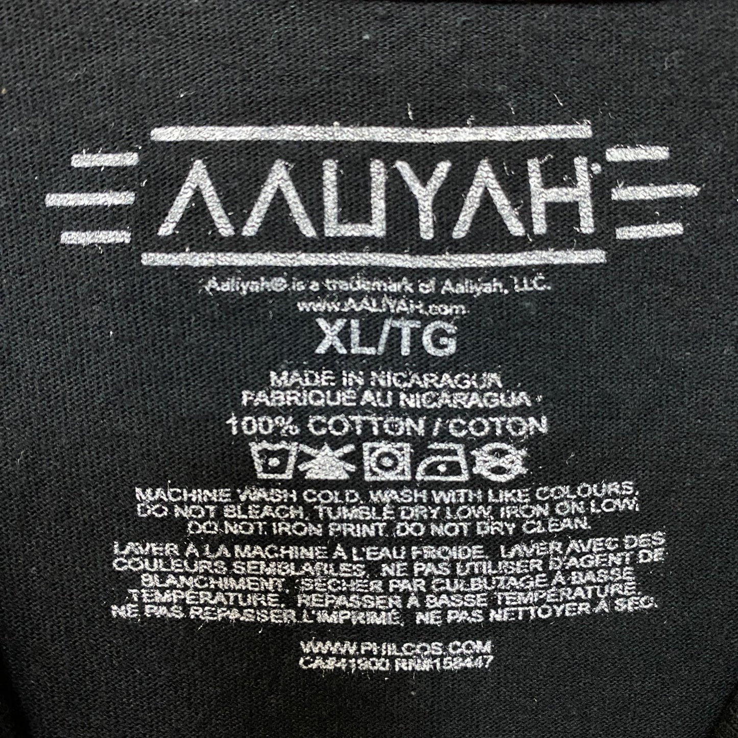 Aaliyah Princess of RnB Vtg Style Tee XL