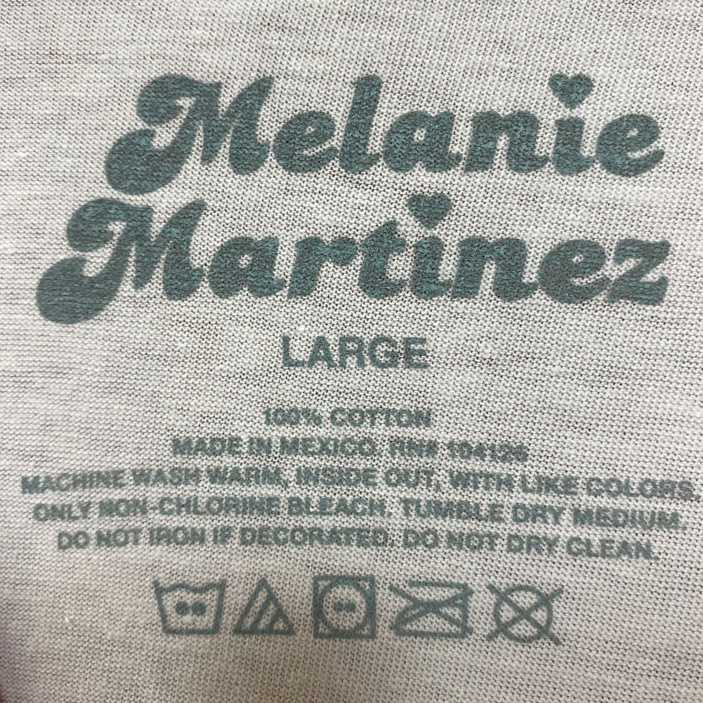 Melanie Martinez Cry Baby Building Blocks Tshirt size large