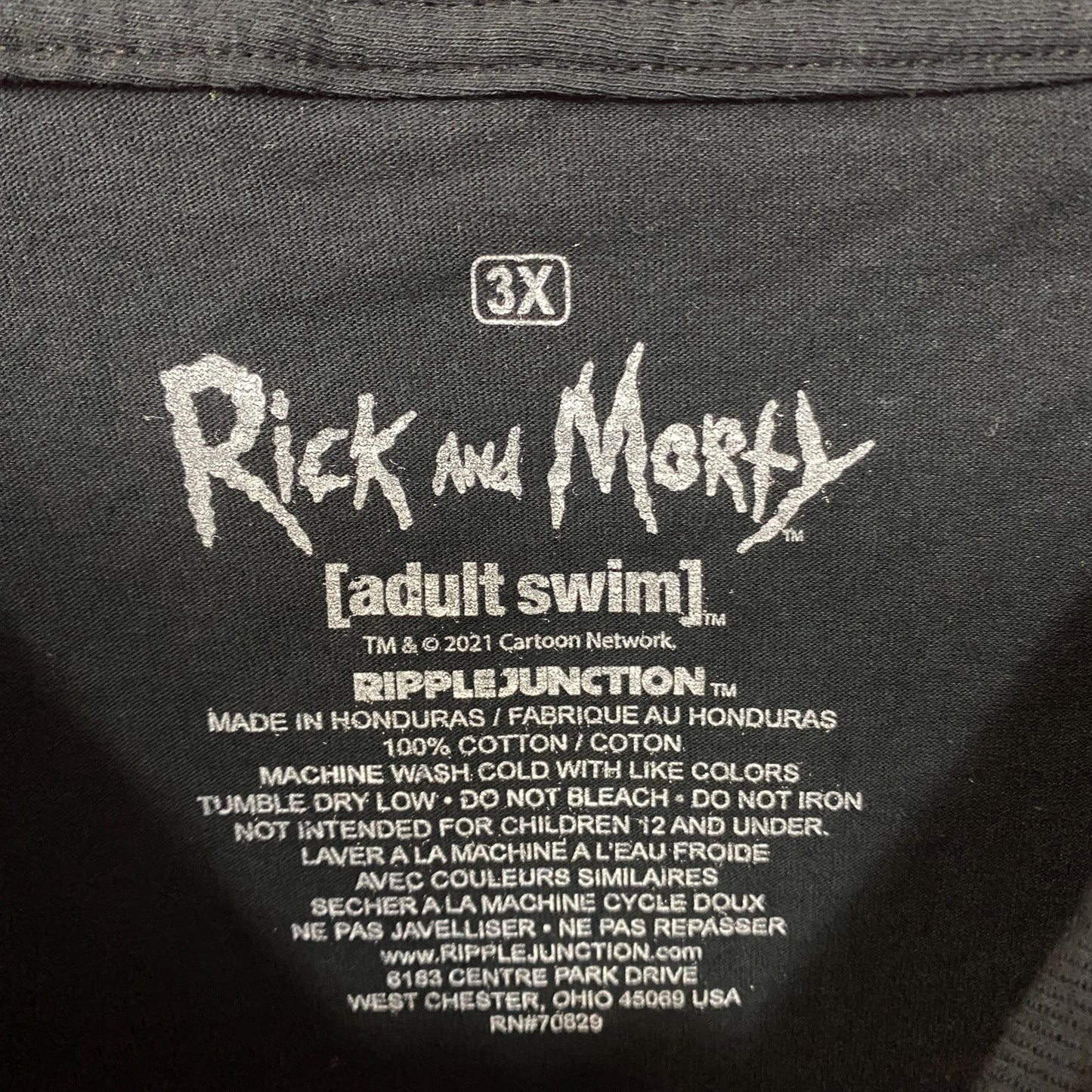 Adult Swim Rick & Morty Trip Acid T-Shirt 3XL
