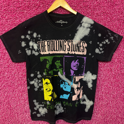 The Rolling Stones Exile on Main St Album Rock Bleach Dye M
