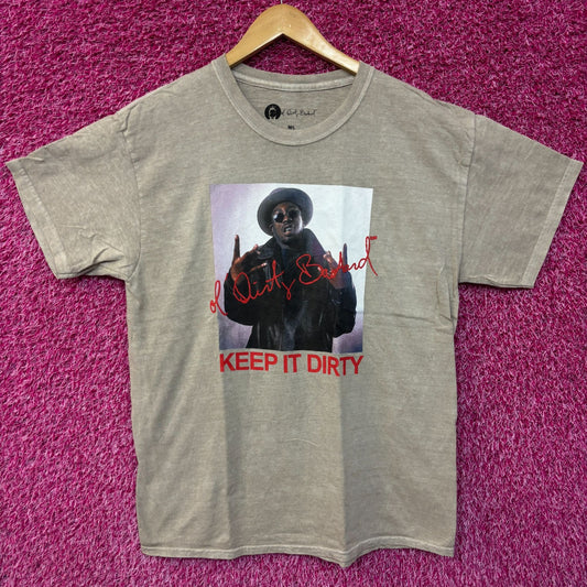 Wutang clan Ol' Dirty Bastard Keep it Dirty rap tee size large