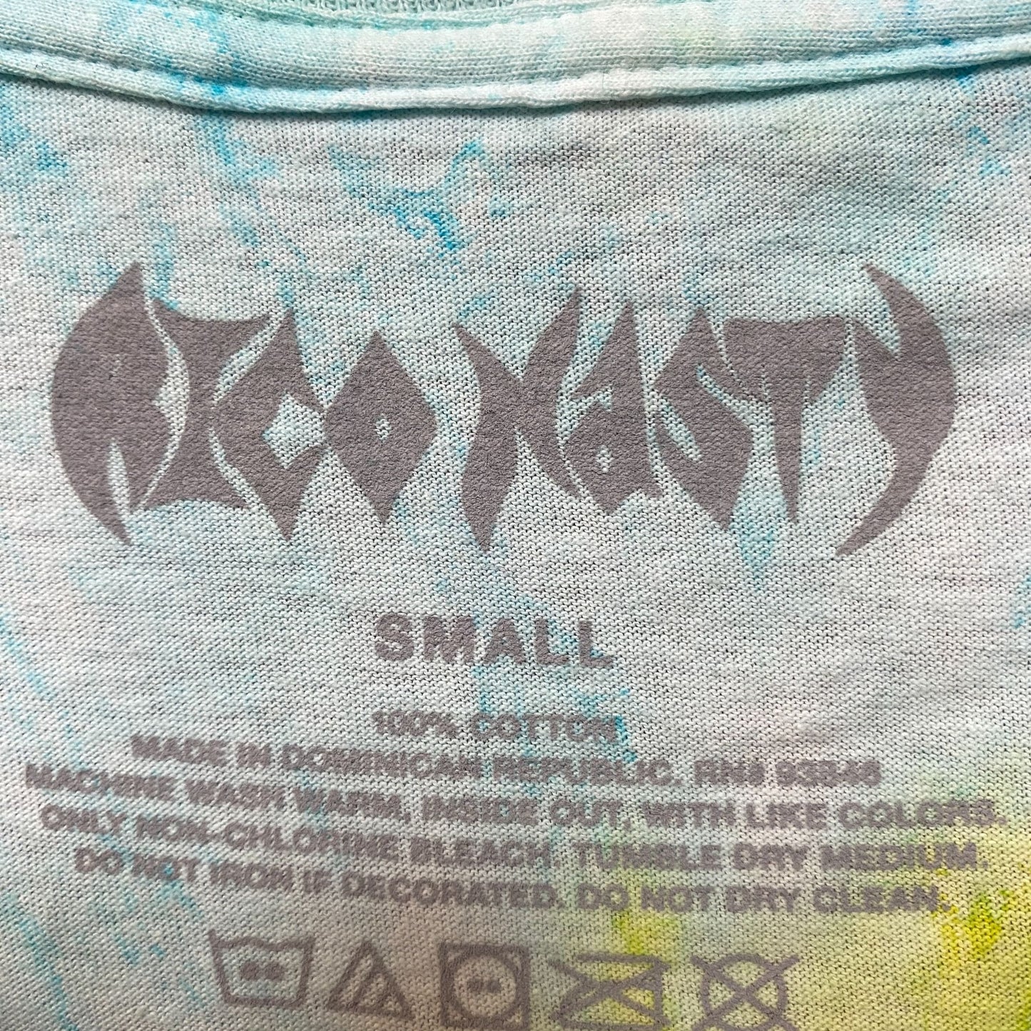 Rap Tees Rico Nasty Time Flies Animated Souncloud Rap Tie Dye size Small