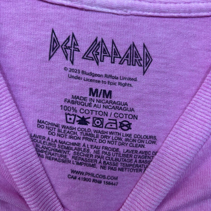 Def Leppard Hysteria Animal Real Leopard Heavy Metal Tee M