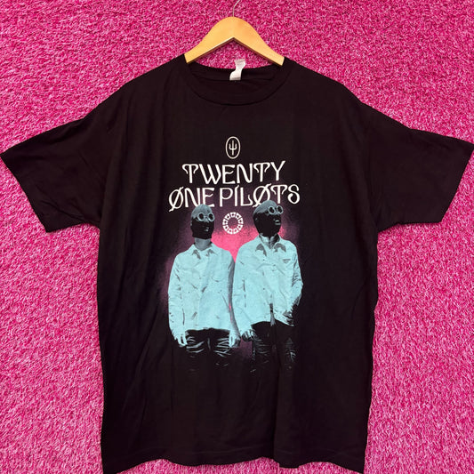 Twenty One Pilots Scaled and Icy Tour Synth-Pop Duo Tee XL