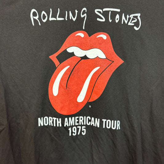 The Rolling Stones Hot Lips 1975 North American Tour Tee M