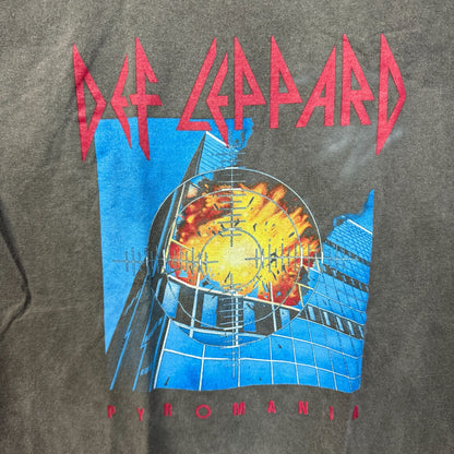 Def Leppard Pyromania Album Cover Art Metal Band Tee S/M