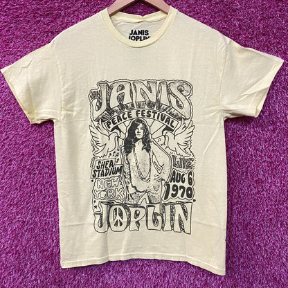 Janis Joplin Peace Festival Shea Stadium '70 T-Shirt Small