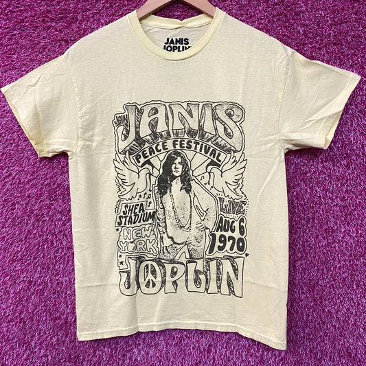 Janis Joplin Peace Festival Shea Stadium '70 T-Shirt Small